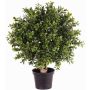 Boule de buis synthétique TOM, tronc naturel, anti-uv, vert, 35cm, Ø25cm