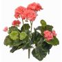 Géranium artificiel MIA sur piquet, rose, 35cm, Ø6-9cm