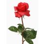 Rose artificielle AMELIE, rouge, 70cm, Ø9cm