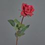 Rose artificielle AMELIE, rouge, 70cm, Ø8cm