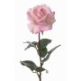 Rose artificielle AMELIE, rose, 70cm, Ø8cm