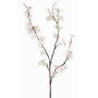 Branche de fleurs de pommier en tissu LOUISA, crème-blanc, 85cm