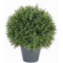 Boule de cyprès artificielle SIMONA, en cache-pot, vert, 40cm, Ø30cm