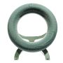 OASIS® Mousse florale humide en forme d'anneau , fond en mousse rigide ECObase, support en bois, grille métallique, vert, Ø52cm