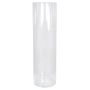 Grand vase cylindrique SANYA OCEAN en verre, transparent, 70cm, Ø19,5cm