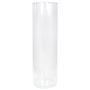 Grand vase cylindrique SANYA OCEAN en verre, transparent, 50cm, Ø15cm