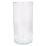 Lampe de table SANYA OCEAN, en verre, cylindrique, transparente, 30 cm, Ø 15 cm