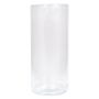 Vase à fleurs cylindrique SANYA OCEAN en verre, transparent, 25cm, Ø11,5cm