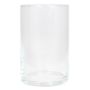 Lampe de table SANYA OCEAN, en verre, cylindrique, transparente, 20 cm, Ø 11,5 cm