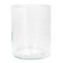Lampe de table SANYA OCEAN, verre, cylindrique, transparente, 15 cm, Ø 11,5 cm