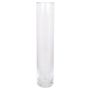 Grand vase cylindrique SANYA OCEAN en verre, transparent, 50cm, Ø10cm