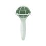 OASIS® Mousse florale humide pour un support de bouquet de mariée avec une poignée en plastique, grille, vert, Ø8cm
