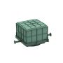 OASIS® Mouse florale humide pour un défilé de voitures, décoration de mariage, support en plastique, grille, ventouse, vert, 11x11x9cm