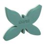OASIS® Mousse florale en forme de papillon pour des fleurs fraîches, fond en mousse rigide de polystyrène, vert, 34,5x27,5x6cm