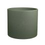 Cache-pot en céramique ALFIRK, structure sable, vert-gris, 21,5cm, Ø23,5cm