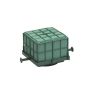 OASIS® Mouse florale humide pour un défilé de voitures, décoration de mariage, support en plastique, grille, ventouse, vert, 11x11x9cm