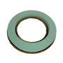 OASIS® Mousse florale humide en forme de couronne, mousse solide Pulit, pour des fleurs séchées / fraîches, coupe en papier recyclé Biolit, vert, 5,5cm, Ø39cm