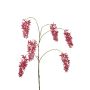 artificiel Glycine branche RAPALLO à fleurs, fuchsia, 100cm, Ø9cm