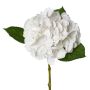 Fleur artificielle Hortensia KLUVT, blanc, 50cm