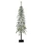 Sapin artificiel Hochstamm MOLDE DELUXE, enneigé, LEDs, 120cm, Ø20cm
