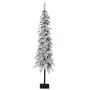 Sapin artificiel Hochstamm MOLDE DELUXE, enneigé, LEDs, 150cm, Ø30cm
