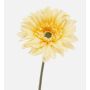 Gerbera artificiel FRALWE, collection Eco, jaune clair, 65 cm, Ø 13 cm