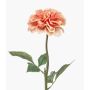 Fleur artificielle dahlia TOWMER, collection Eco, couleur pêche, 55 cm