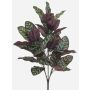 Plante artificielle Calathea makoyana TROGAR sur tige, vert-violet, 70 cm