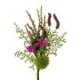 Bouquet artificiel de marguerite, d'astilbe et de boule de neige LURZA, rose fuchsia, 30cm