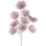 Branche artificielle Palmier Washingtonia GRAVIK, rouge rubis, 70cm