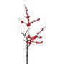 Branche artificielle Houx MARTEL avec des baies, rouge, 55cm