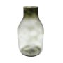 Vase en verre RAIDON, ventru, vert forêt-transparent, 30cm, Ø22cm