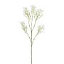 Branche artificielle Gomphrena globosa GRALEN, blanc, 55cm