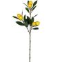 Branche artificielle de citron ADRIANNA avec fruits, jaune, 70 cm