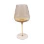 Verre à vin EDELMIRA en verre, orange-marron-transparent, 23 cm, Ø 10 cm
