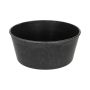 Coupe décorative ronde KIKINA en plastique, noir, 10cm, Ø24cm