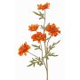 Branche décorative Chrysanthème PRUDENCE, collection écologique, orange-jaune, 75cm, Ø5-6,5cm