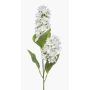 Branche artificielle d'hortensia XELMAR, blanche, 75 cm