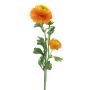 Fleur artificielle Renoncule PROTO, orange-jaune, 65cm