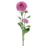 Fleur artificielle Renoncule PROTO, fuchsia, 65cm
