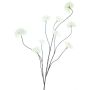 Branche décorative Boule de neige GRIGO, crème, 125cm