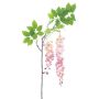 Branche de fleurs artificielles Glycine LIANMU, mauve, 140cm