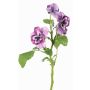 Branche décorative Pensée SIANIE, violet-bleu-blanc, 35cm, Ø5-6,5cm