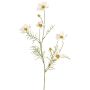 Branche artificielle de panier décoratif PONGAU, blanche, 70cm, Ø5-7cm
