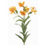 Branche décorative de lys des Andes AUBERTA, orange-jaune, 75 cm, Ø 6 cm