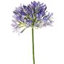 Fleur d'agapanthe artificielle KAFENA, bleu-violet, 90 cm, Ø 20 cm
