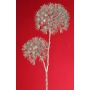 Branche de berce artificielle OTRIS, argent, 95 cm, Ø 15-20 cm