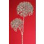 Branche de berce artificielle OTRIS, argent, 95cm, Ø15-20cm