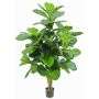 Ficus Lyrata artificiel APOKO, troncs naturels, vert, 170cm