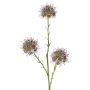 Branche d'Allium artificielle ZEBU, violette, 65 cm, Ø 7 cm